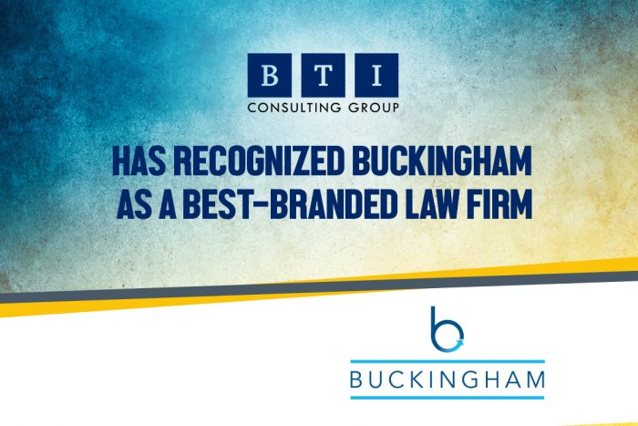 Buckingham recognized as a best-branded firm