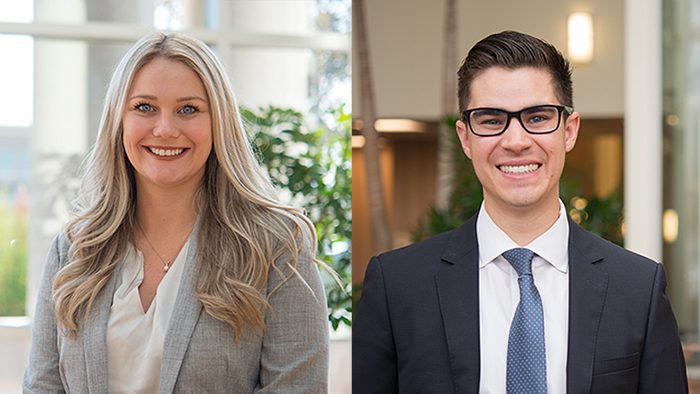 Attorneys Sarah Blank and Nate Fulmer