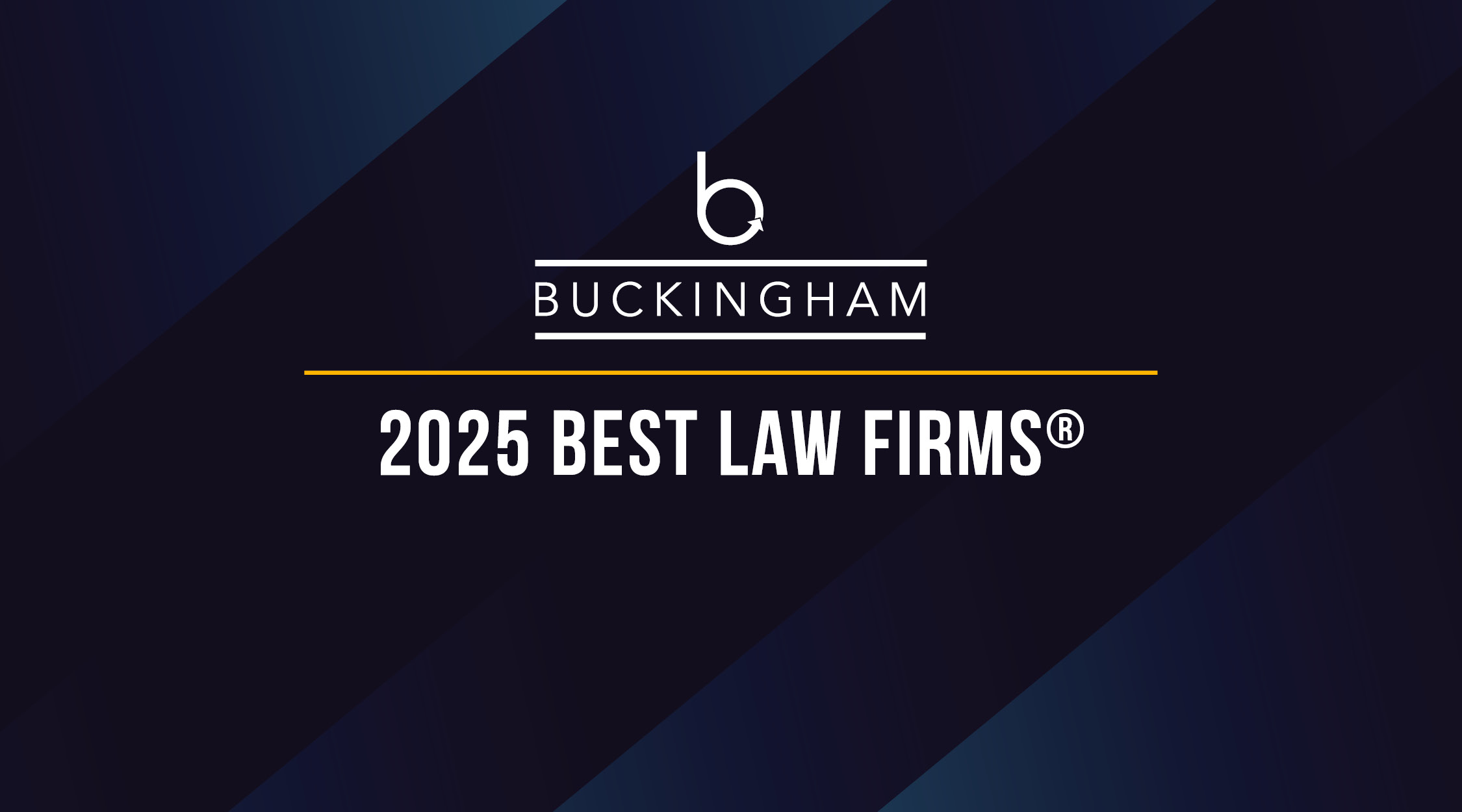 Buckingham earns national recognition in 2025 Best Law Firms®