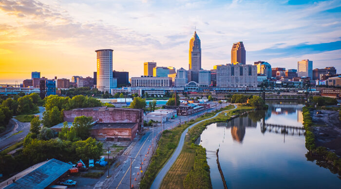 Cleveland Skyline from West Bank